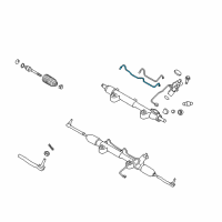 OEM Infiniti Tube Assy-Cylinder Diagram - 49542-JK60A