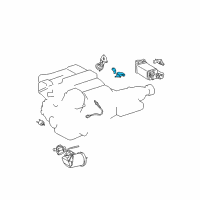 OEM 2001 Lexus GS430 Valve Assy, Vacuum Switching Diagram - 25860-50120