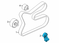 OEM Kia Carnival TENSIONER ASSY Diagram - 252813N300