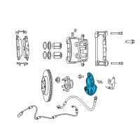 OEM 2021 Dodge Charger Shield-Brake Diagram - 68264856AA