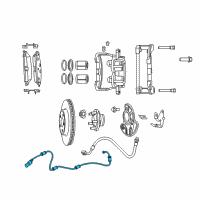 OEM 2015 Dodge Charger Sensor-Anti-Lock Brakes Diagram - 4779641AE