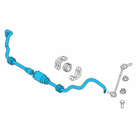 OEM 2017 BMW X6 Active Stabilizer Bar Diagram - 37-11-6-856-418