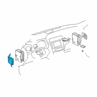 OEM 2013 Lexus IS250 Headlamp Leveling Computer Assembly Diagram - 89960-53040