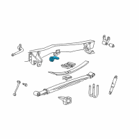 OEM 2007 Ford F-350 Super Duty Upper Mount Diagram - F81Z-5700-CA