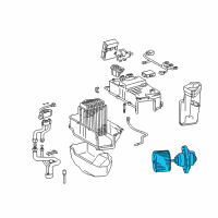 OEM 2003 Toyota Land Cruiser Blower Assembly Diagram - 87103-60260