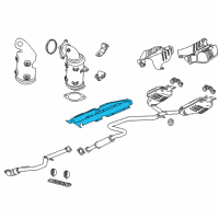 OEM Chevrolet Malibu Heat Shield Diagram - 84139368