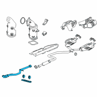 OEM 2018 Chevrolet Malibu Front Pipe Diagram - 84238249