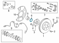 OEM 2022 Honda Civic Circlip, Special Inner (86MM) Diagram - 90681-T4N-H00