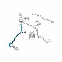 OEM 2008 Hyundai Entourage Tube & Hose Assembly-Return Diagram - 57540-4D100