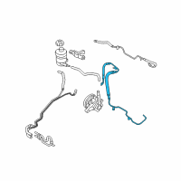 OEM 2008 Hyundai Entourage Hose Assembly- Pressure Diagram - 57510-4D600