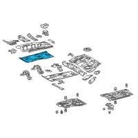 OEM 2016 Scion tC Front Floor Pan Diagram - 58111-47903