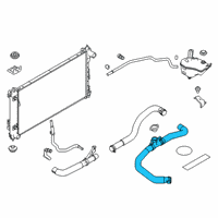 OEM Nissan Altima Hose-Top Diagram - 21501-6CA0A