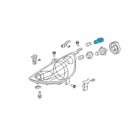 OEM 2012 Acura ZDX Socket (T10) Diagram - 34301-S2A-003