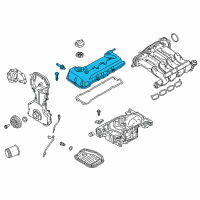 OEM Nissan Rogue Sport Cover Assy-Valve Rocker Diagram - 13264-2GF0A