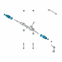 OEM 2021 Toyota Prius Prime Boot Kit Diagram - 45535-59075