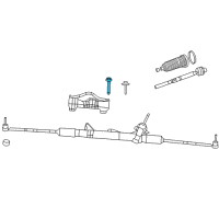 OEM 2015 Dodge Journey Bolt-HEXAGON Head Diagram - 6509570AA