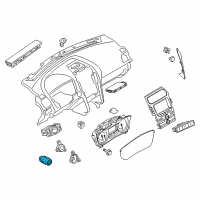 OEM Ford Power Switch Diagram - DG9Z-10B776-CB