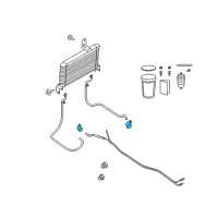 OEM Ford E-150 Tube Assembly Clamp Diagram - -376240-S100