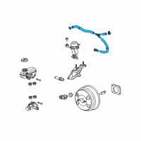 OEM 2016 GMC Terrain Vacuum Hose Diagram - 22924776