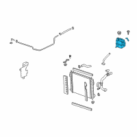 OEM 2009 Saturn Vue Reservoir Diagram - 20813489