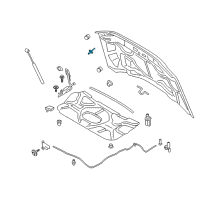 OEM 2012 Ford Expedition Hood Stud Diagram - -W710779-S439