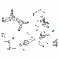 OEM 2019 Ford Flex Upper Control Arm Lock Nut Diagram - -W714175-S439