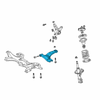 OEM Toyota Celica Lower Control Arm Diagram - 48068-20381