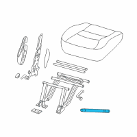 OEM Ford Seat Lift Support Diagram - F75Z78613E64AA