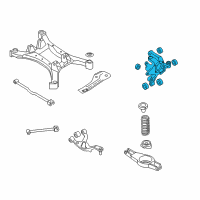 OEM Nissan Housing Assy-Rear Axle, RH Diagram - 43018-JA000