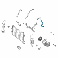 OEM 2017 Infiniti QX60 Hose-Flexible, High Diagram - 92490-3JV0A