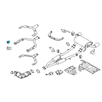 OEM 2014 Infiniti Q70 INSULATOR Assembly-Exhaust Mounting Diagram - 20595-JK00A