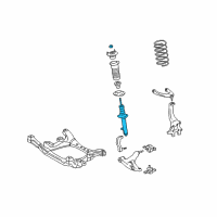 OEM 2010 Lexus GS350 ABSORBER Set, Shock Diagram - 48510-80432