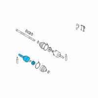 OEM 2011 Nissan Cube Joint Assy-Outer Diagram - 39211-ED100