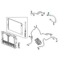 OEM 1992 Buick LeSabre Cooler Kit, Trans Oil Auxiliary Diagram - 12364240