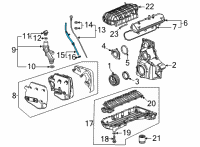 OEM Chevrolet Corvette Guide Tube Diagram - 12693096