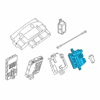 OEM 2015 BMW ActiveHybrid 3 Integrated Supply Module Diagram - 12-63-8-645-514