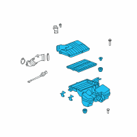 OEM 2008 Saturn Sky Cleaner Asm-Air Diagram - 15925737