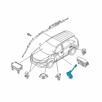 OEM 2013 Kia Sorento Contact Assembly-Clock Spring Diagram - 934901U325FFF