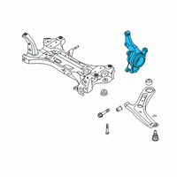 OEM 2021 Hyundai Venue Knuckle-Front Axle, RH Diagram - 51716-K2000