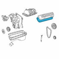 OEM 1994 Dodge Ram 1500 Gasket-Valve Cover Diagram - 53006699