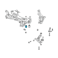OEM 2020 Kia Sportage BUSHING-CROSSMEMBER Diagram - 62485A9100