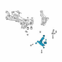 OEM Hyundai Arm Complete-Front Lower, RH Diagram - 54501-D3000