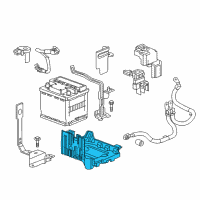 OEM Chevrolet Bolt EV Battery Tray Diagram - 42543840