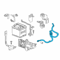 OEM Chevrolet Bolt EUV Positive Cable Diagram - 42790165