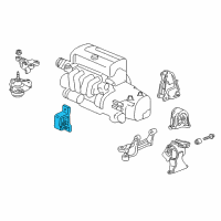 OEM Acura RSX Stopper, Front Engine Diagram - 50840-S6M-981