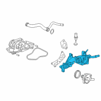 OEM Honda Accord Passage, Water Diagram - 19410-5G2-A00