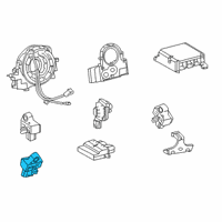 OEM 2022 Toyota Corolla Side Sensor Diagram - 89831-02280