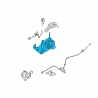 OEM 2007 Ford Freestyle Shift Housing Diagram - 6F9Z-7210-A
