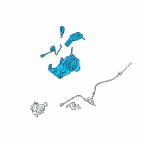 OEM Mercury Shifter Assembly Diagram - 6G1Z-7210-E