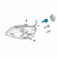 OEM 2001 Honda Insight Bulb, (H4) Diagram - 33111-S6D-G01HE